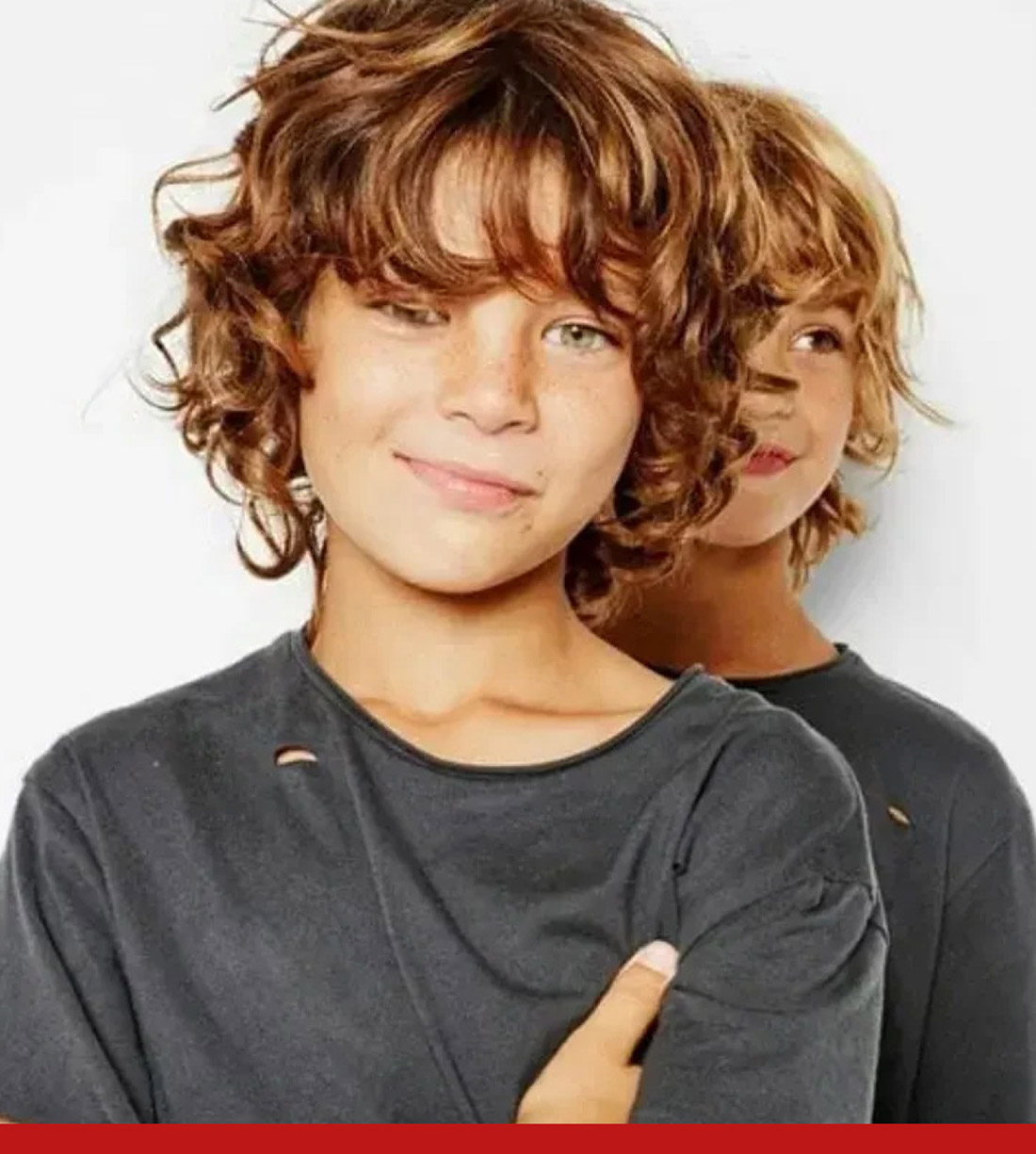 NIÑOS CON CORTE SURFERO INFANTIL O CON TEXTURA